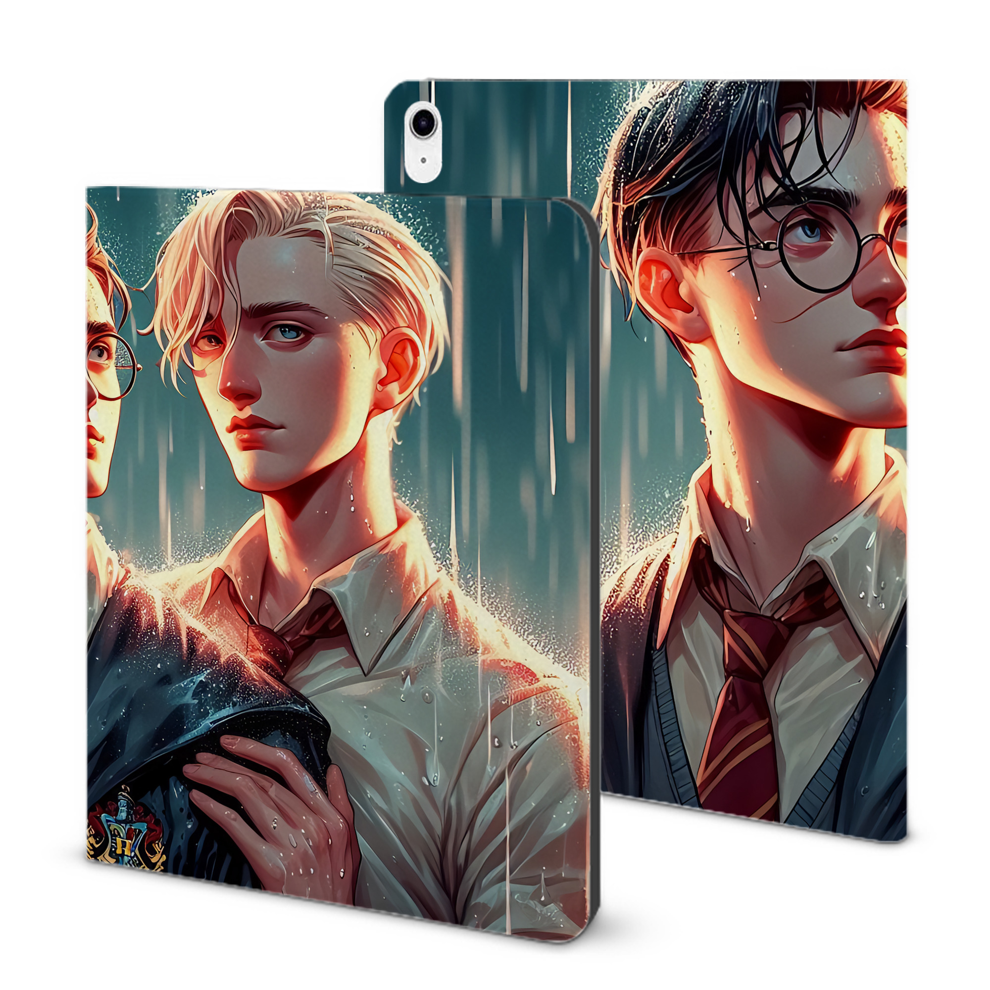 （画像用） Harry Potter ハリー・ポッターシリーズ IPad ケース ブック型 PUレザー TPU 耐衝撃 軽量 薄型 ペン収納なし 全面保護 IPad 各モデル対応